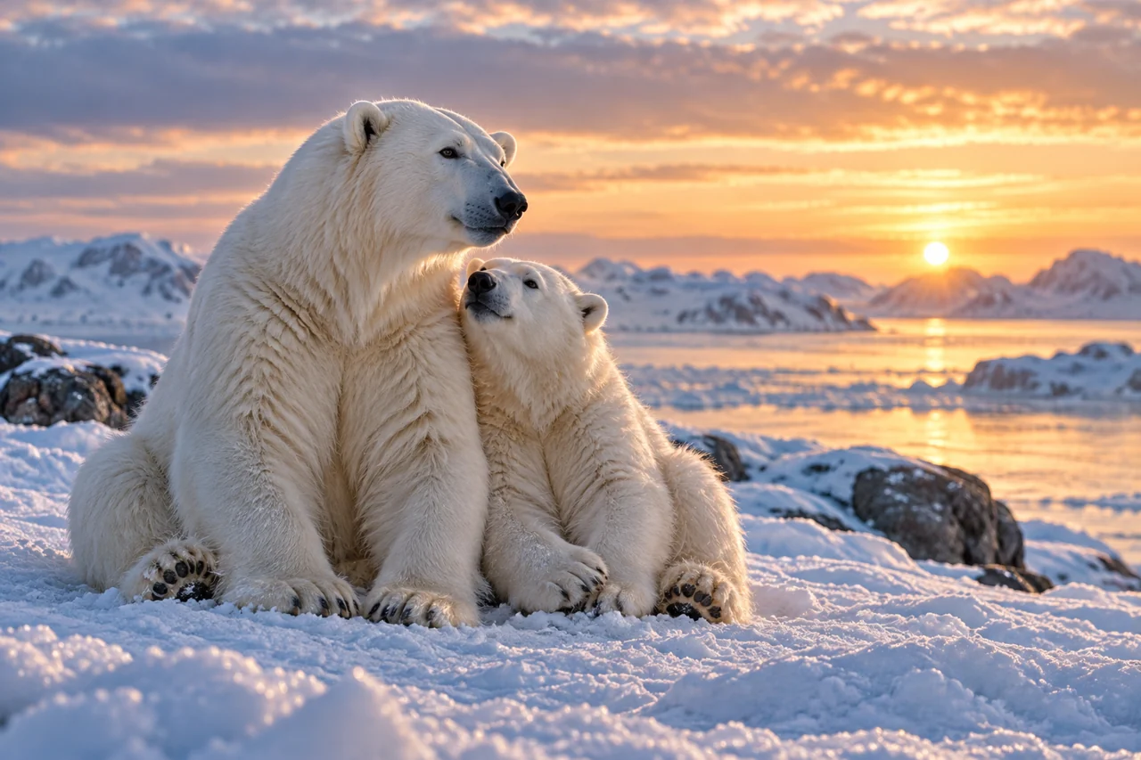 Polar bear artwork for Embracing the Journey: Conversations with Bipolar Bear
